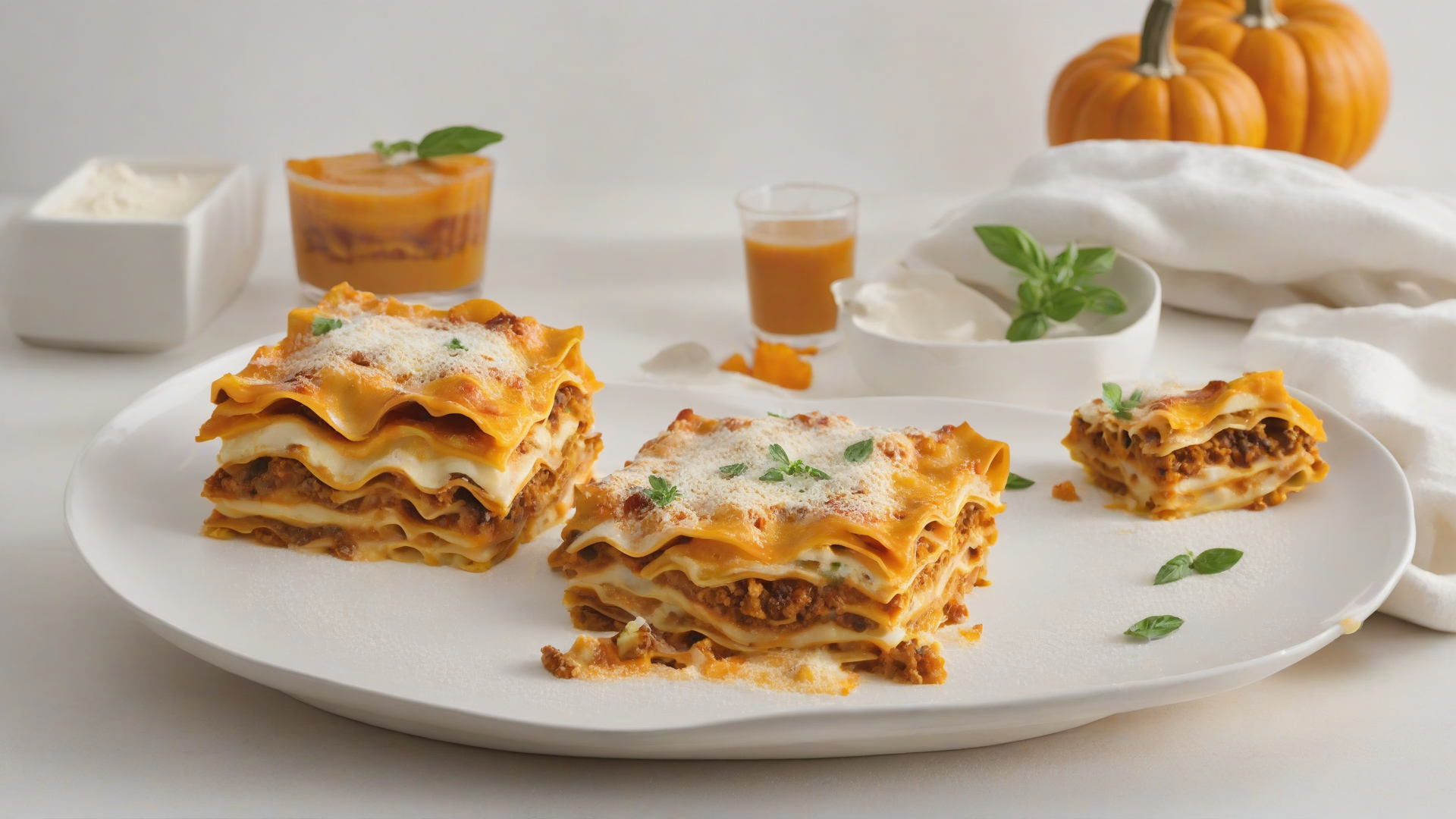 lasagne con la zucca